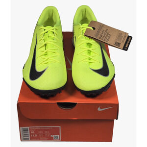 Nike Zoom Vapor 16 Academy TF Men 10, W 11.5 Volt Black Soccer Shoes FQ8449-700